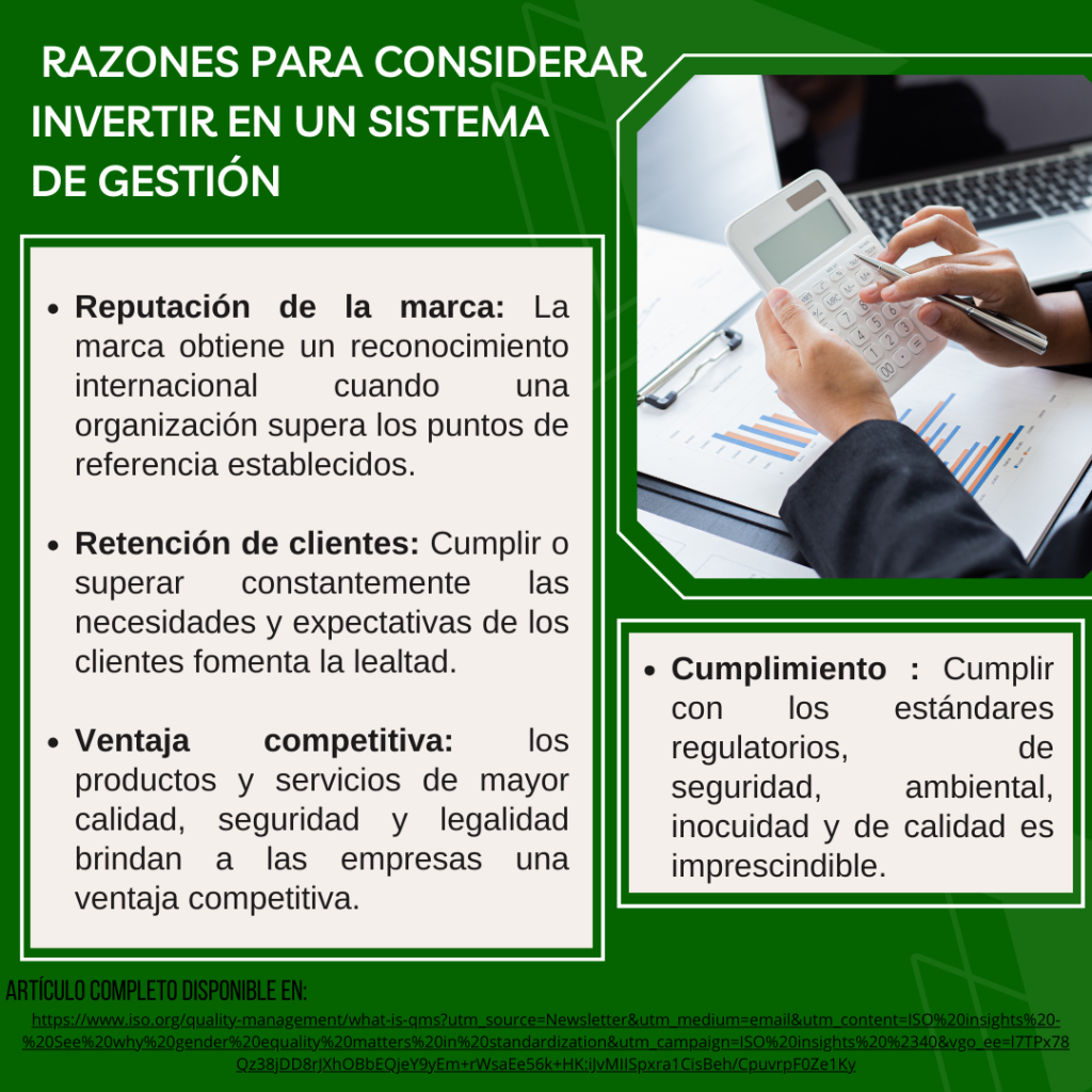 Razones para invertir en un sistema de gestion